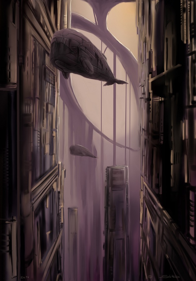 Hiker crossing a rocky stream